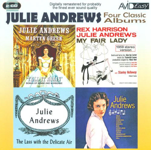 ANDREWS, JULIE - 4 CLASSIC ALBUMS : 2CD SET - CD
