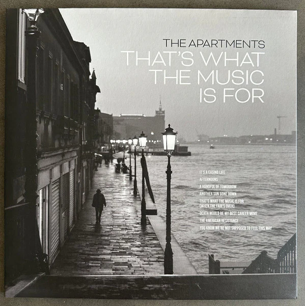 APARTMENTS - THAT'S WHAT THE MUSIC IS FOR (WHITE) - LP