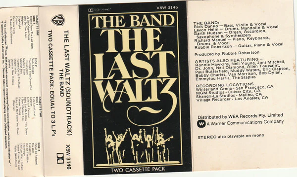 BAND - LAST WALTZ (DOUBLE CASSETTE) - CS