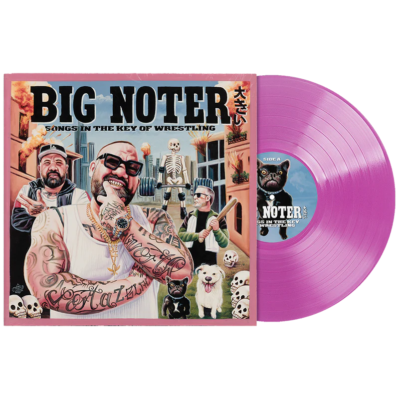 BIG NOTER - SONGS IN THE KEY OF WRESTLING (PINK) - LP