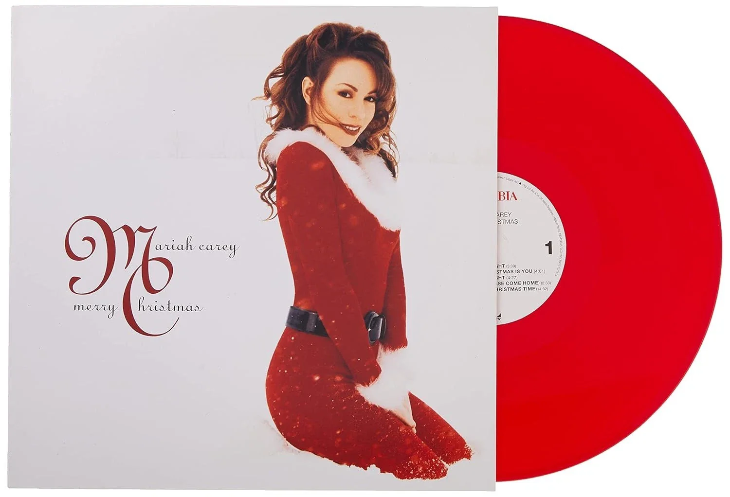CAREY, MARIAH - MERRY CHRISTMAS + 1 : RED VINYL DELUXE - LP