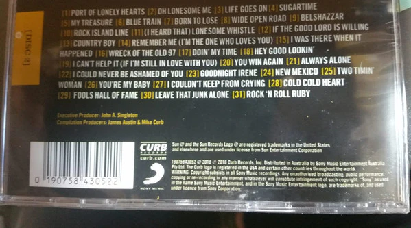 CASH, JOHNNY - TOTAL JOHNNY CASH SUN COLLECTION - CD