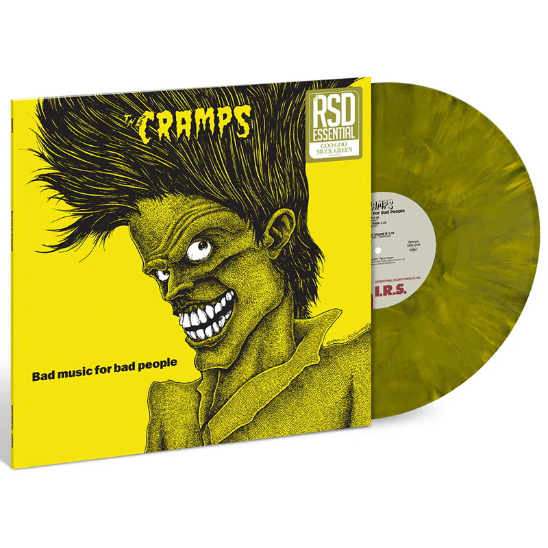 CRAMPS - BAD MUSIC FOR BAD PEOPLE: GREEN VINYL - LP