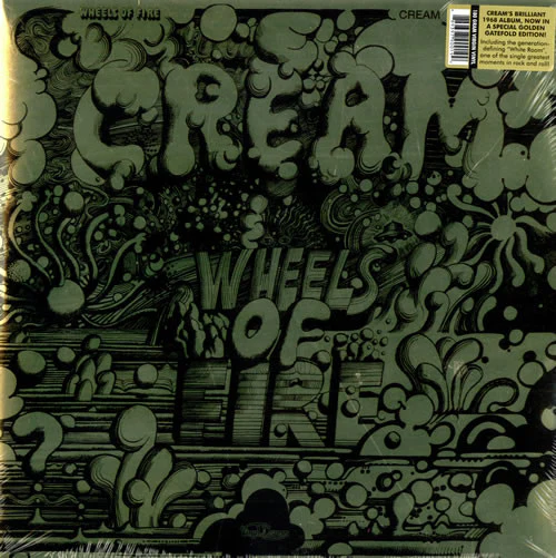 CREAM - WHEELS OF FIRE + 4 : 2LP GOLD COVER - LP