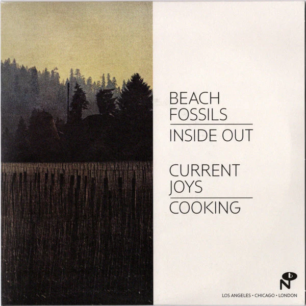 CURRENT JOYS / BEACH FOSSILS - COOKING / INSIDE OUT : WHITE VINYL - 7