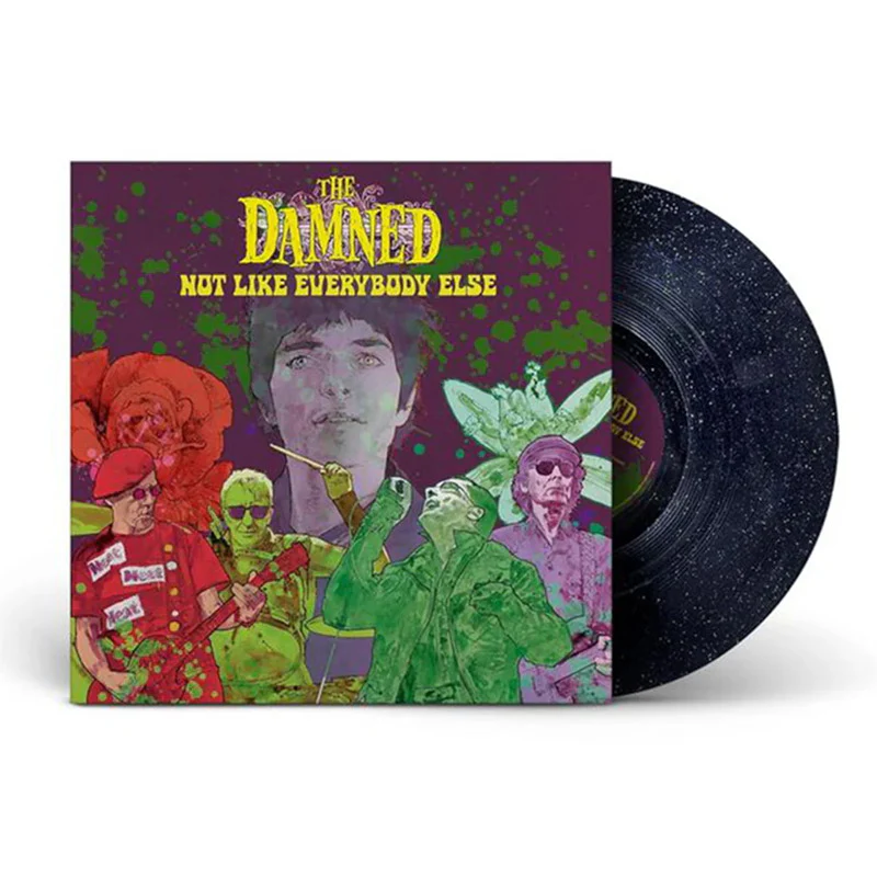 DAMNED - NOT LIKE EVERYBODY ELSE : RAINBOW VINYL - LP