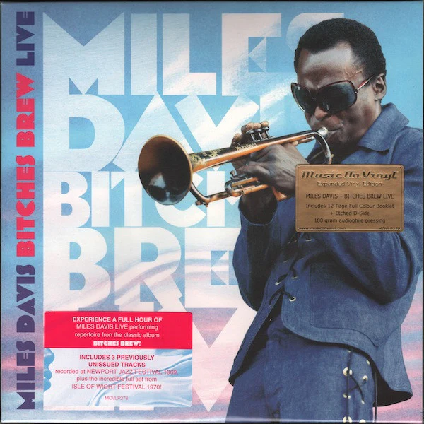 DAVIS, MILES - BITCHES BREW LIVE : 180 GRAM 2LP SET - LP