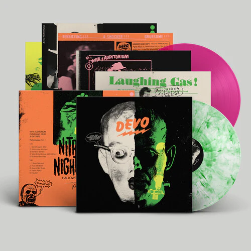 DEVO - NITROUS NIGHTMARE ... : GREEN & PINK - LP
