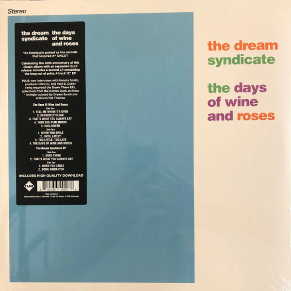 DREAM SYNDICATE - DAYS OF WINE & ROSES : EXPANDED EDITION - LP
