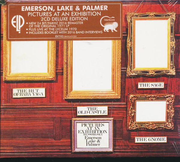 EMERSON LAKE & PALMER - PICTURES AT AN EXHIBITION : 2CD DELUXE - CD