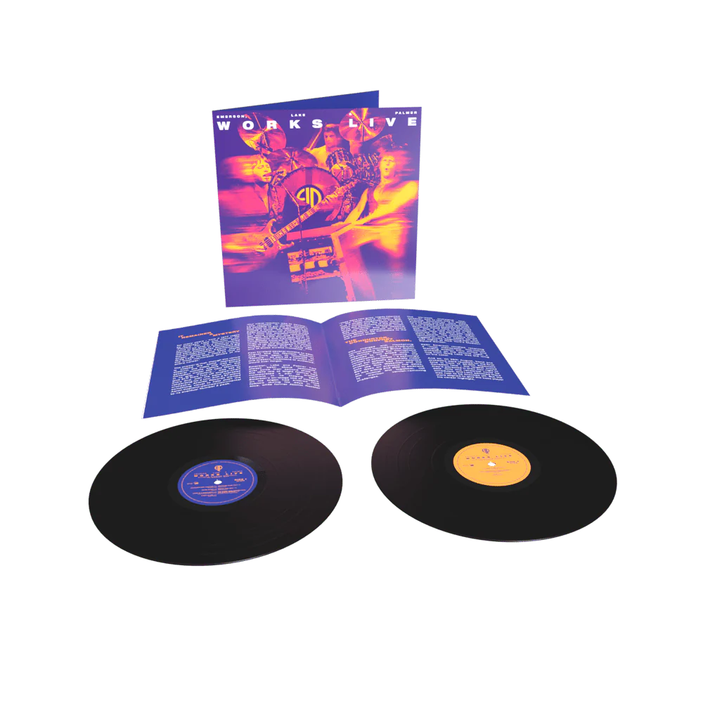 EMERSON, LAKE & PALMER - WORKS LIVE, CANADA 1977: 2LP SET - LP