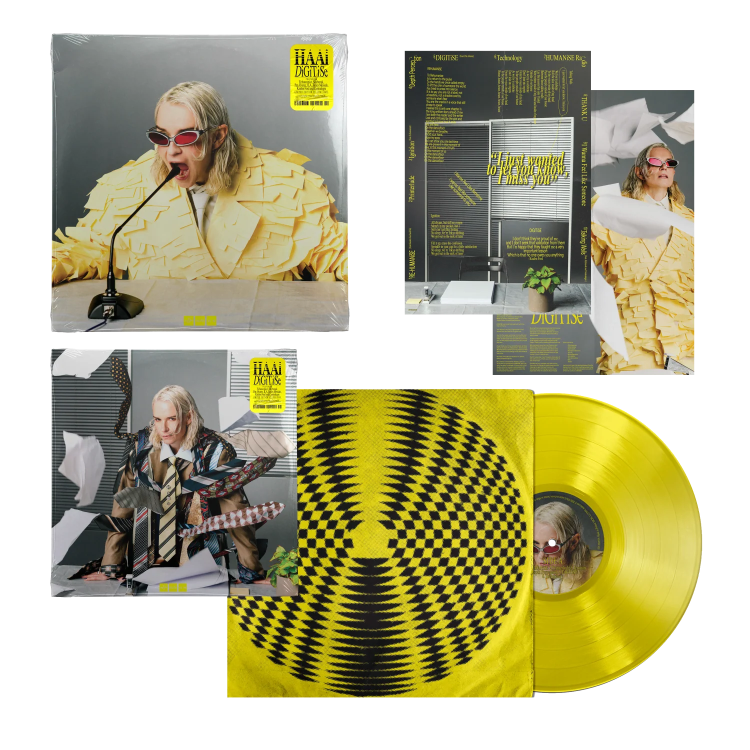 HAAI - DIGITISE : YELLOW VINYL - LP