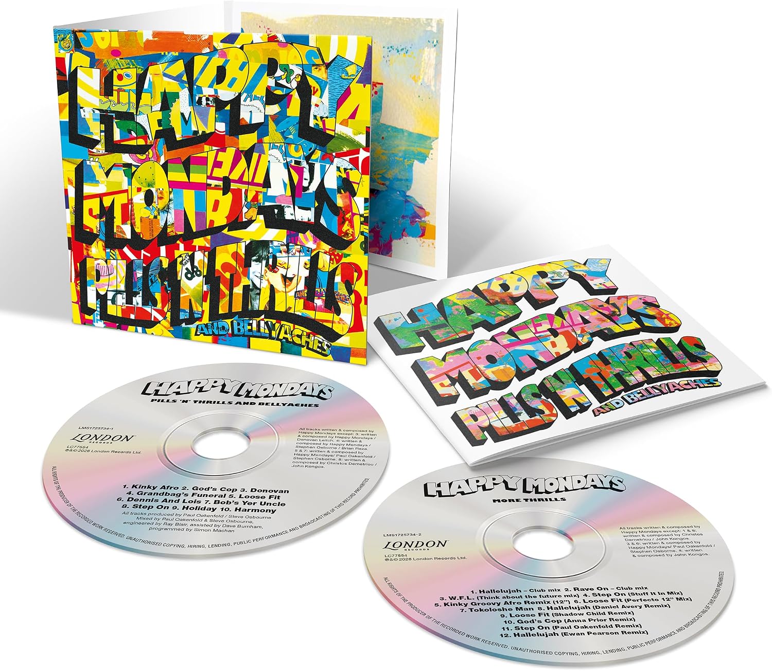 HAPPY MONDAYS - PILLS 'N' THRILLS & BELLYACHES : 2CD SET - CD