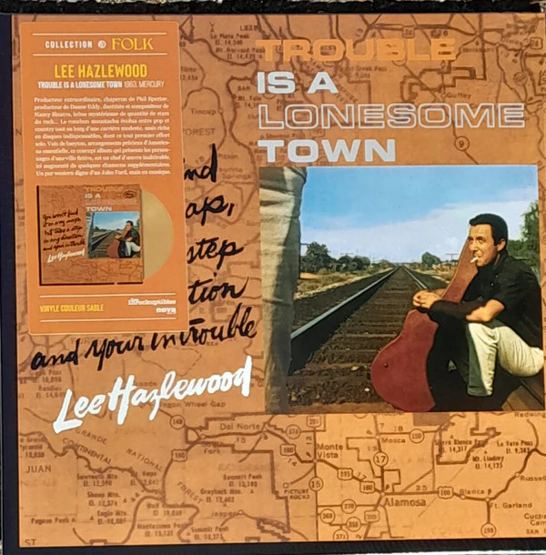 HAZELWOOD, LEE - TROUBLE IS A LONESOME TOWN: BEER COLOUR - LP