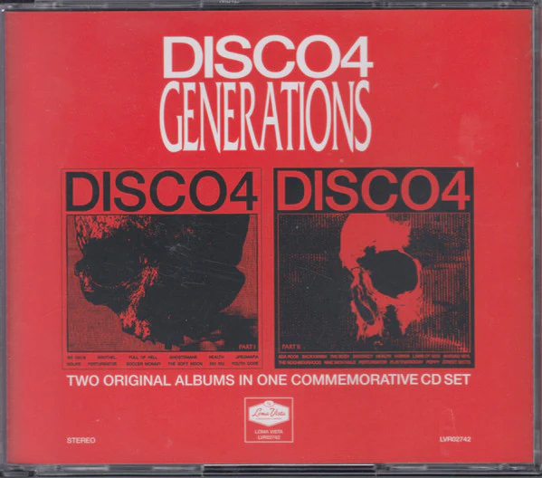 HEALTH - DISCO4 - GENERATIONS : I & II (2CD SET) - CD