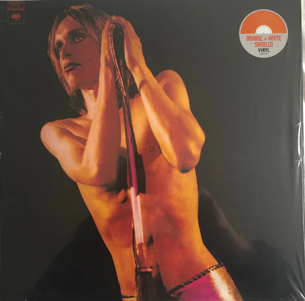 IGGY & THE STOOGES - RAW POWER : ORIGINAL MIX (ORANGE & WHTE) - LP