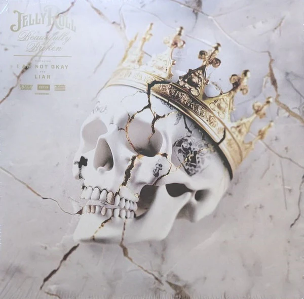 JELLY ROLL - BEAUTIFULLY BROKEN : CLEAR + GOLD - LP