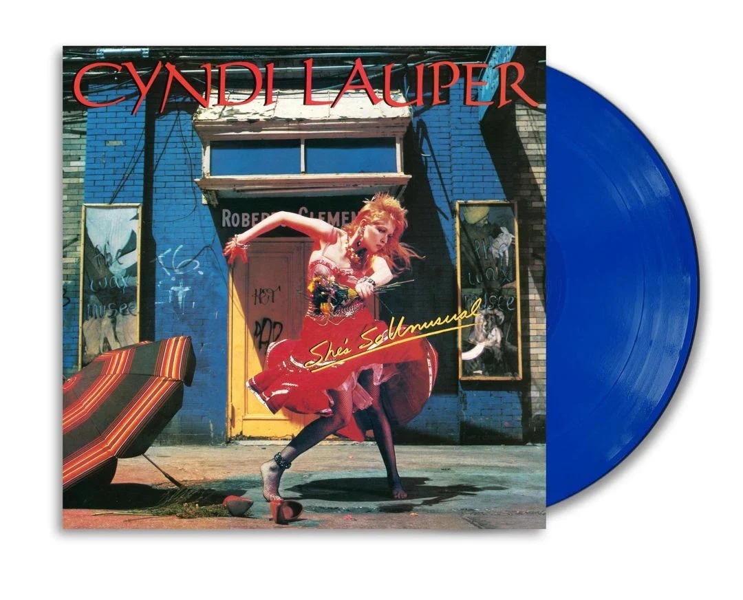 LAUPER, CYNDI - SHE'S SO UNUSUAL : BLUE VINYL - LP