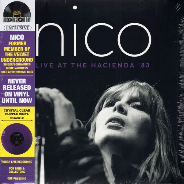NICO - LIVE AT THE HACIENDA '83: PURPLE - LP