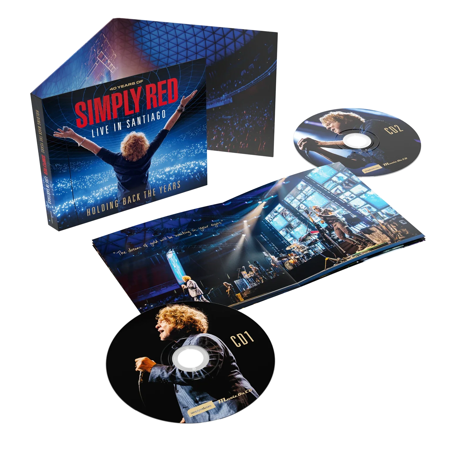 SIMPLY RED - HOLDING BACK THE YEARS: LIVE IN SANTIAGO - CD