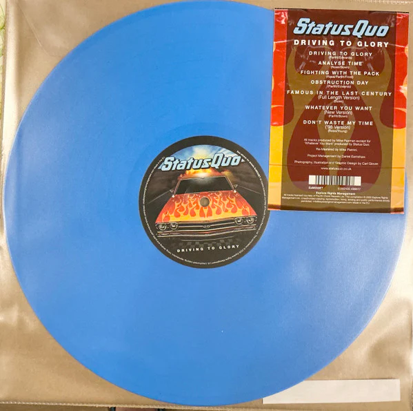 STATUS QUO - DRIVING TO GLORY: BLUE ETCHED - 12