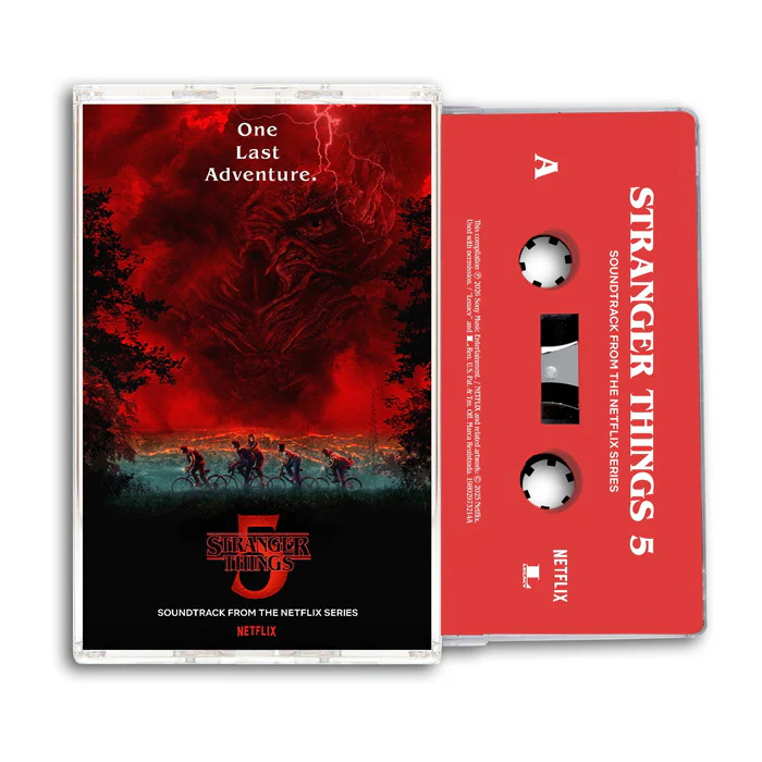 STRANGER THINGS : SEASON FIVE - SOUNDTRACK : SONGS (CASSETTE) - CS