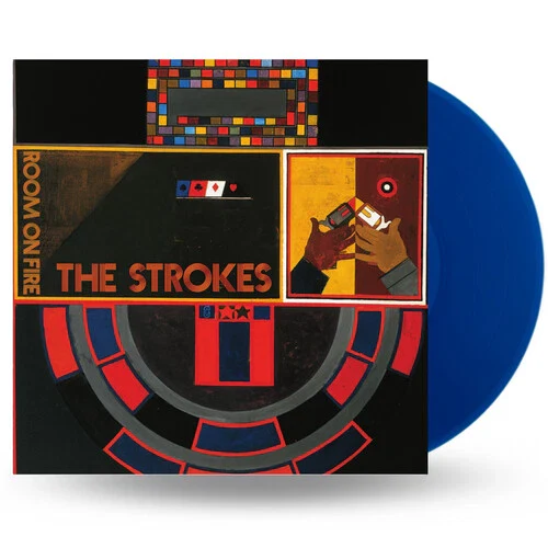 STROKES - ROOM ON FIRE : BLUE VINYL - LP