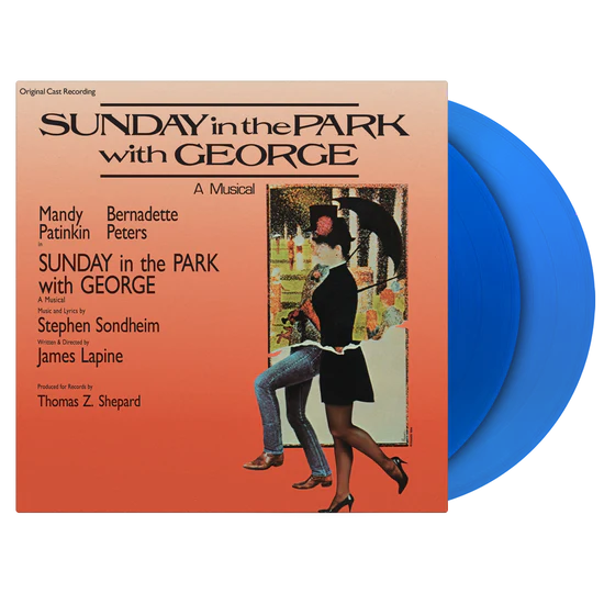 SUNDAY IN THE PARK WITH GEORGE - ORIGINAL BROADWAY CAST : BLUE 2LP SET - LP