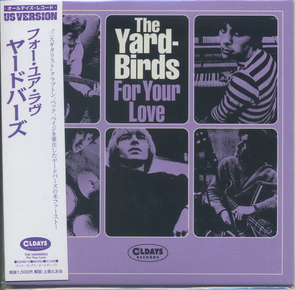 YARDBIRDS - FOR YOUR LOVE + 1 : JAPANESE CARD SLEEVE - CD