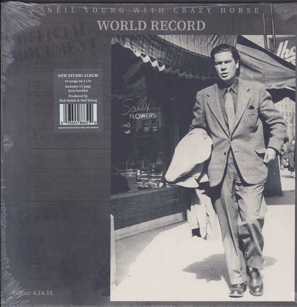 YOUNG, NEIL & CRAZY HORSE - WORLD RECORD : BLACK 2LP SET - LP