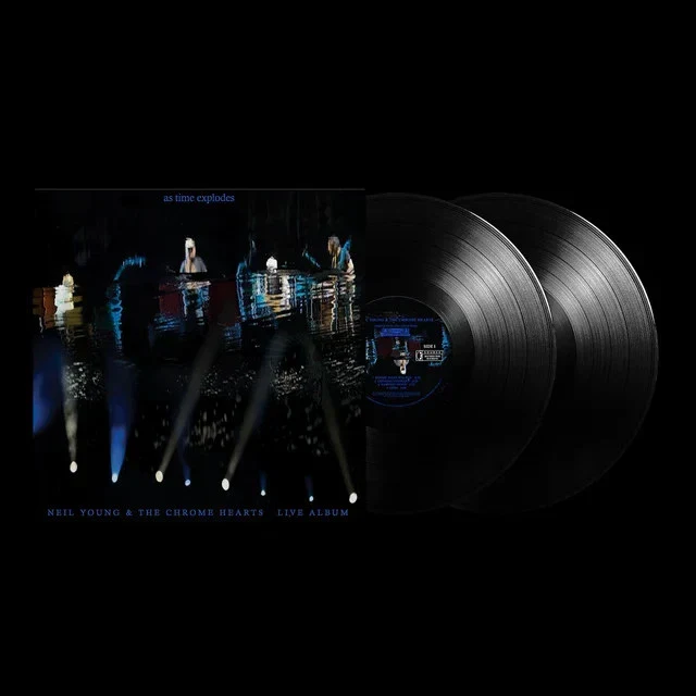 YOUNG, NEIL & THE CHROME HEARTS - AS TIME EXPLODES : BLACK 2LP SET - LP